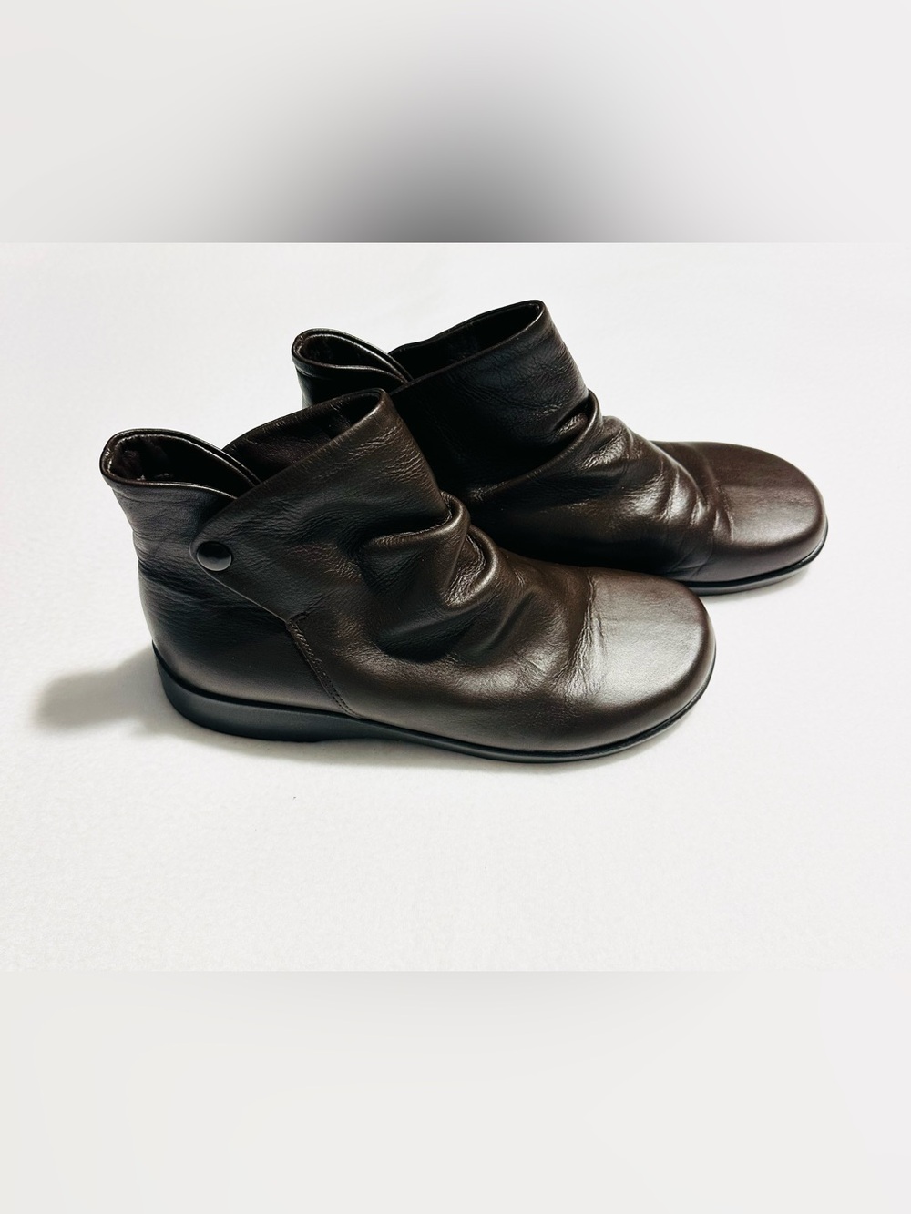 Arcopedico P42 Brown Leather Comfort Slouch Lightweight Ankle Boots, EU 36/US 6